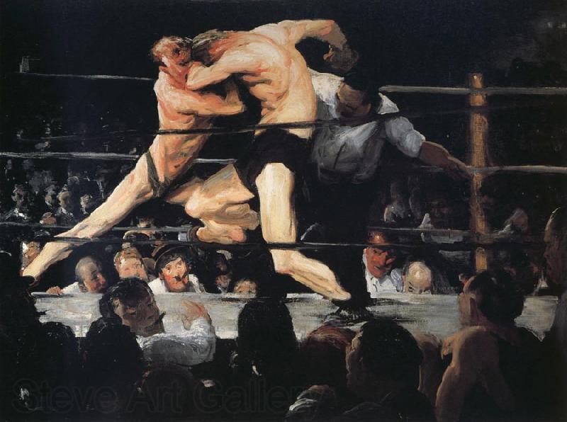 George Wesley Bellows Stag at Sharkey's Norge oil painting art